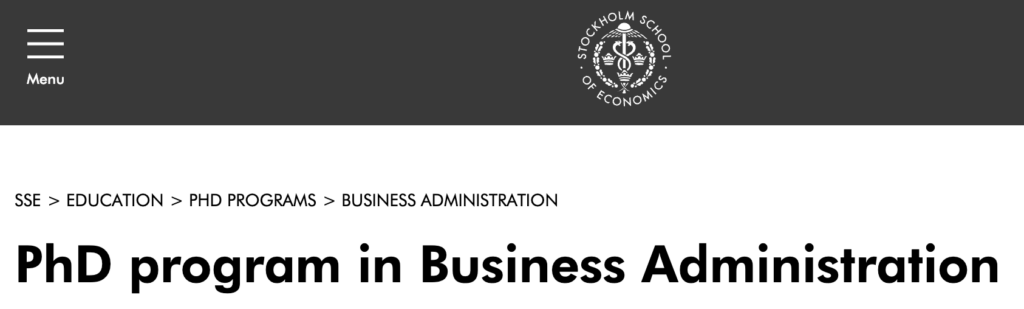 Convocatoria de Posición Doctoral Financiada en Administración de Empresas (Especialización en Historia Económica y Empresarial)